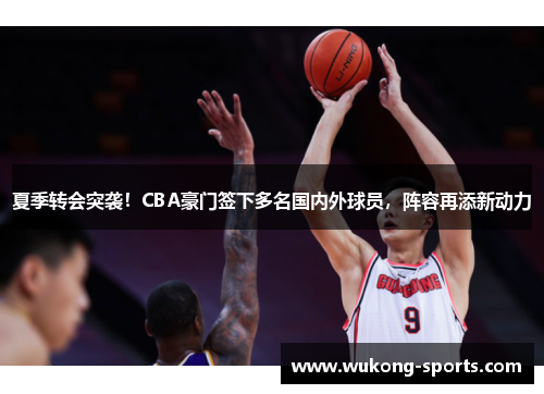 夏季转会突袭！CBA豪门签下多名国内外球员，阵容再添新动力